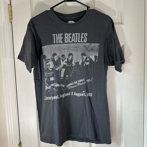 The Beatles Charcoal Graphic Tee